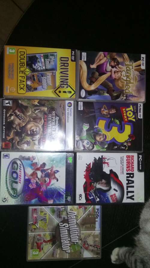 Kids and adult PC Games and controller